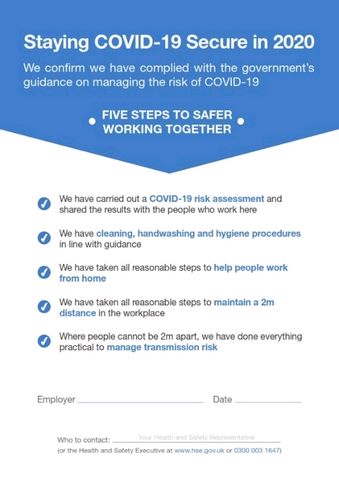 Making Safety Work: COVID-19 Secure